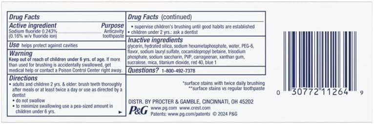 Crest 3D White Brilliance Luminous Purple Teeth Whitening Toothpaste, 4.6 oz Pack of 3, Anticavity Fluoride Toothpaste, Fights 100% More Surface Stains, 24 Hour Active Stain Prevention - Image 8