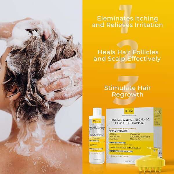 Psoriasis Shampoo for Men & Women | Itchy Scalp Treatment with Manuka Honey | Best for Eczema, Seborrheic Dermatitis, Ringworm & Folliculitis Scalp Treatment - Image 4