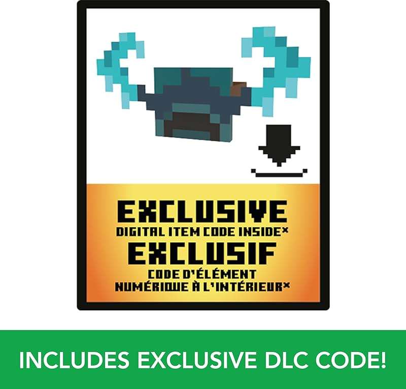 Mattel Minecraft Mini Mode Playset, Rise of the Warden Set with 2 Minis including Steve & Warden Figures & DLC Code - Image 3
