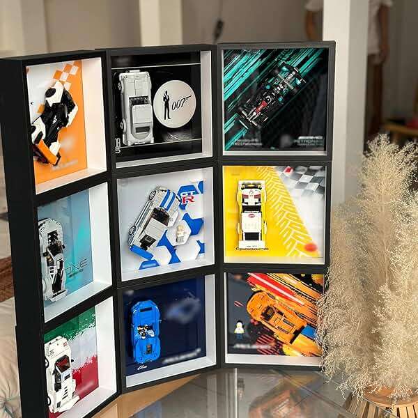 iLuane Display Wallboard for 76916 Race Car Toy Model Building Kit, Adult Collectibles Wall Mount, Home or Office Décor (No Car Included) - Image 4