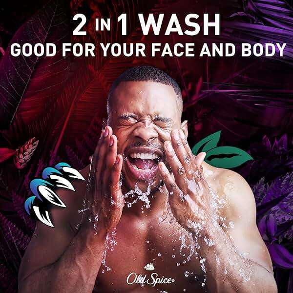 Old Spice Cleansing Body Wash for Men, 3X Defense, 24/7 Shower Fresh with Lasting Scent, 2 in 1 Body and Face Wash, Daily Men’s Wash and Shower Gel, NightPanther Rich Warm Masculine Scent, 33.4 oz - Image 3