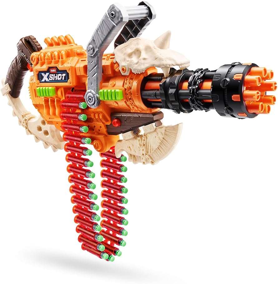 XSHOT Insanity HorrorFire Dread Hammer by Zuru with 48 Darts, Air Pocket Technology Darts and Dart Storage, Outdoor Toy for Boys and Girls, Teens and Adults - Image 1