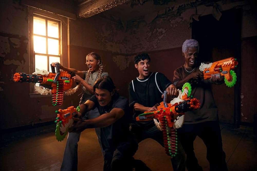 XSHOT Insanity HorrorFire Dread Hammer by Zuru with 48 Darts, Air Pocket Technology Darts and Dart Storage, Outdoor Toy for Boys and Girls, Teens and Adults - Image 2
