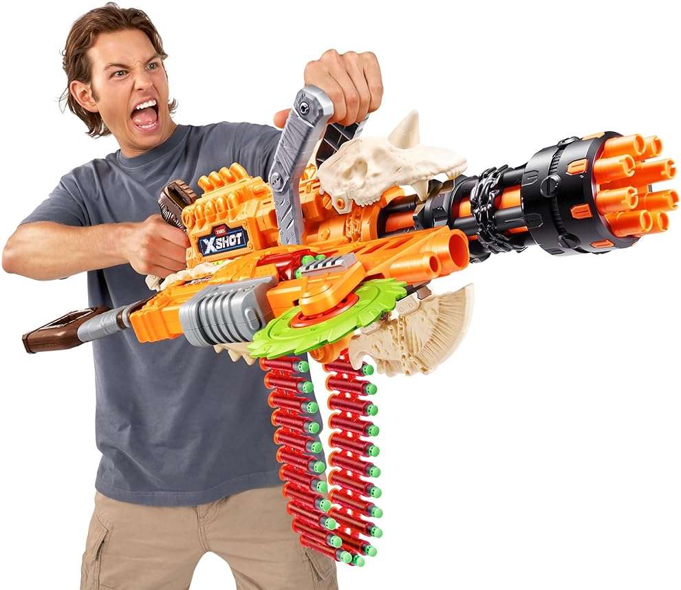 XSHOT Insanity HorrorFire Dread Hammer by Zuru with 48 Darts, Air Pocket Technology Darts and Dart Storage, Outdoor Toy for Boys and Girls, Teens and Adults - Image 6