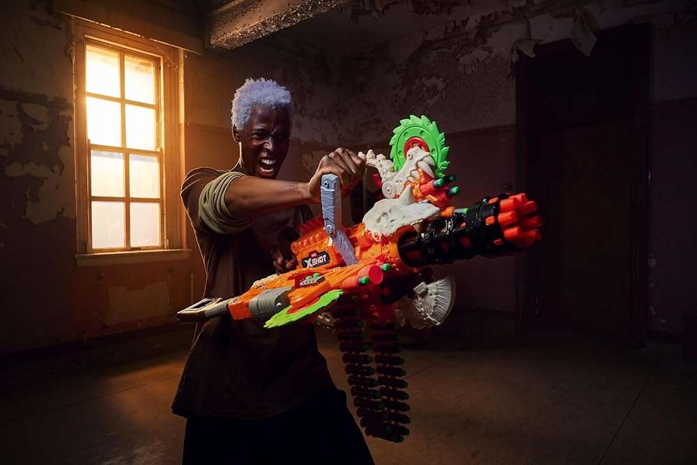 XSHOT Insanity HorrorFire Dread Hammer by Zuru with 48 Darts, Air Pocket Technology Darts and Dart Storage, Outdoor Toy for Boys and Girls, Teens and Adults - Image 7