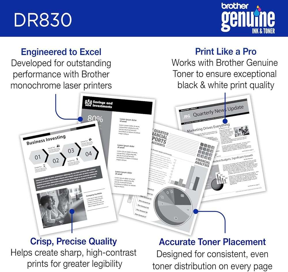 Brother Genuine DR830 Drum Unit - Image 3