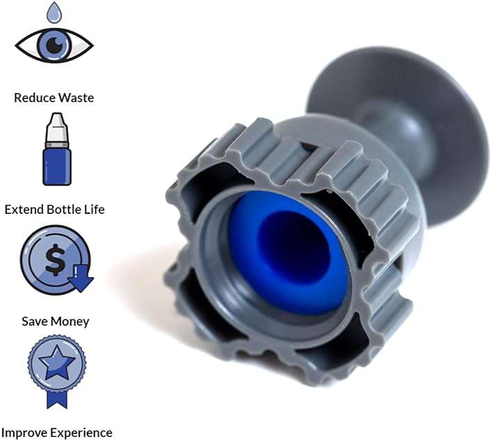 NANODROPPER SIZE 15 Adaptor for Eyedrop Bottles - Volume Reducing Adaptor to Extend Bottle Life - Image 6