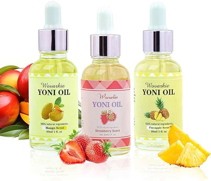 Wovarkie 3 Packs Yoni Oil for Women, 100% Natural Feminine Oil Intimate Deodorant for Women, Eliminates Odor and Ph Balanced, Feminine Serum Made with Pure Natural Essential Oils (1 fl oz/30 ml) - Image 1