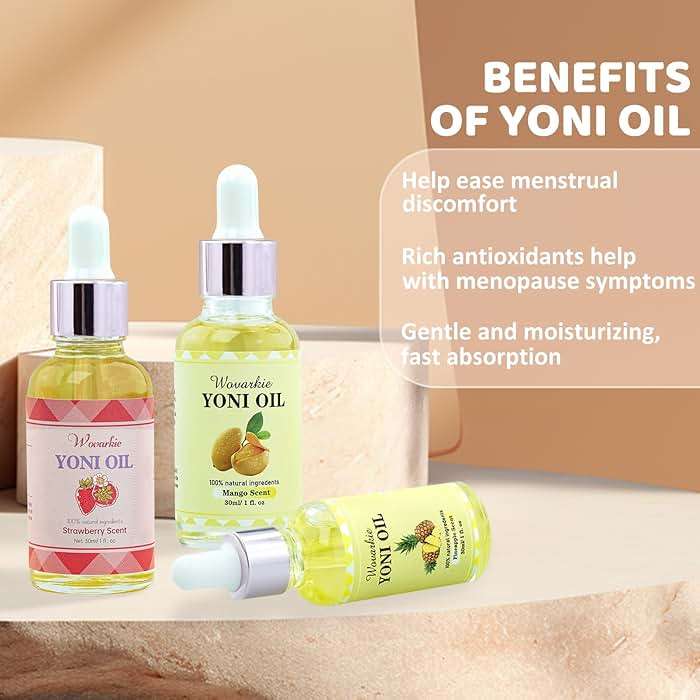 Wovarkie 3 Packs Yoni Oil for Women, 100% Natural Feminine Oil Intimate Deodorant for Women, Eliminates Odor and Ph Balanced, Feminine Serum Made with Pure Natural Essential Oils (1 fl oz/30 ml) - Image 3