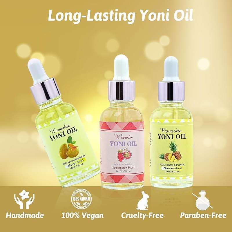 Wovarkie 3 Packs Yoni Oil for Women, 100% Natural Feminine Oil Intimate Deodorant for Women, Eliminates Odor and Ph Balanced, Feminine Serum Made with Pure Natural Essential Oils (1 fl oz/30 ml) - Image 4