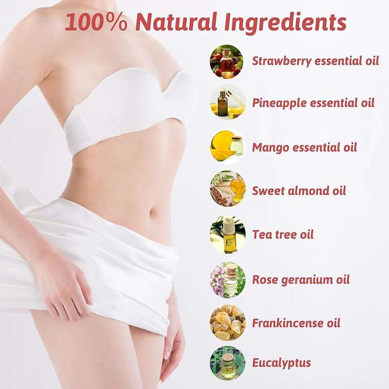 Wovarkie 3 Packs Yoni Oil for Women, 100% Natural Feminine Oil Intimate Deodorant for Women, Eliminates Odor and Ph Balanced, Feminine Serum Made with Pure Natural Essential Oils (1 fl oz/30 ml) - Image 5