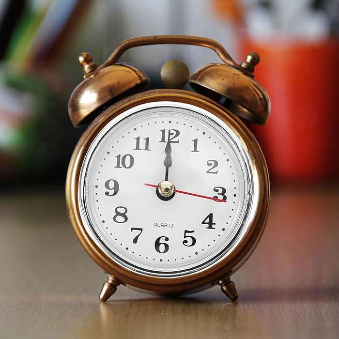 Homoyoyo Round Clock Insert Clock Face Insert Face Replacement Replacement Round Arabic Number with Numbers and Movement for Crafting - Image 2
