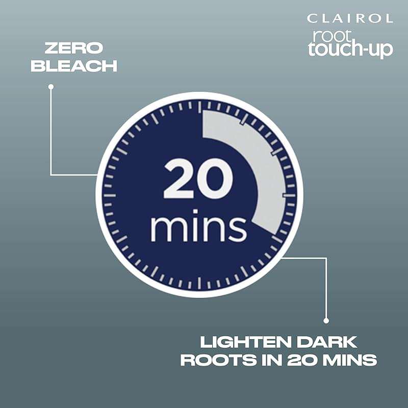 Clairol Root Touch-Up Permanent Hair Dye, Extra Lift Hair Color | 100% Gray Coverage | Easy Brush Application | Matches Professional Salon Shades | Pack of 1 - Image 11