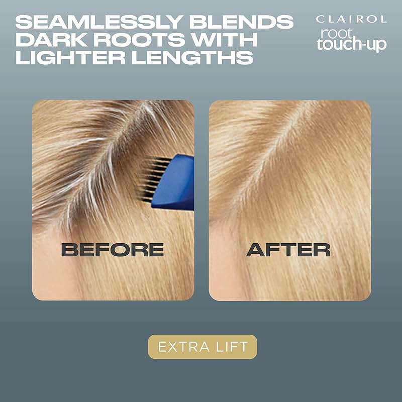 Clairol Root Touch-Up Permanent Hair Dye, Extra Lift Hair Color | 100% Gray Coverage | Easy Brush Application | Matches Professional Salon Shades | Pack of 1 - Image 5