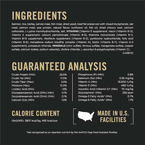 Purina Pro Plan Sensitive Skin and Stomach Dog Food Small Breed, Adult Salmon & Rice Formula - 4 lb. Bag - Image 6