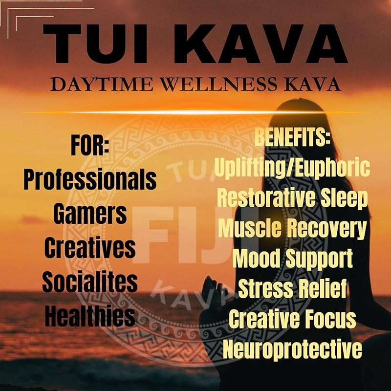TUI KAVA PREMIUM WELLNESS KAVA - MICRONIZED Noble Kava 250g (8.8oz) - Trial/Travel Size | Very Heady | All Natural Relaxation | Increase Focus | Mood/Sleep Support | Stress Relief | NO STRAINING - Image 4