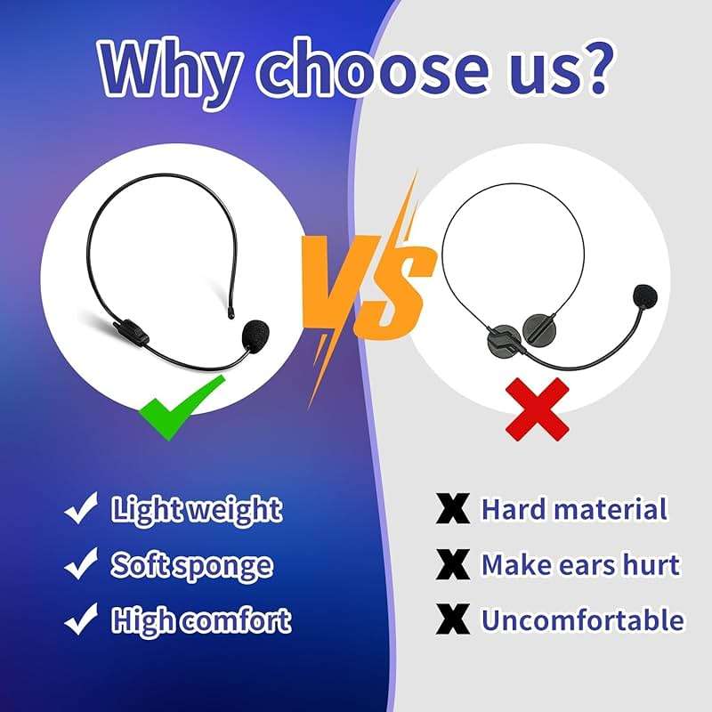Jsuslife Fake Headset, Rockstar Costume Cosplay Accessories for Men and Women, Hippie Singer Headphone Props Birthday Party Supplies Halloween for Kids and Adults - Image 7