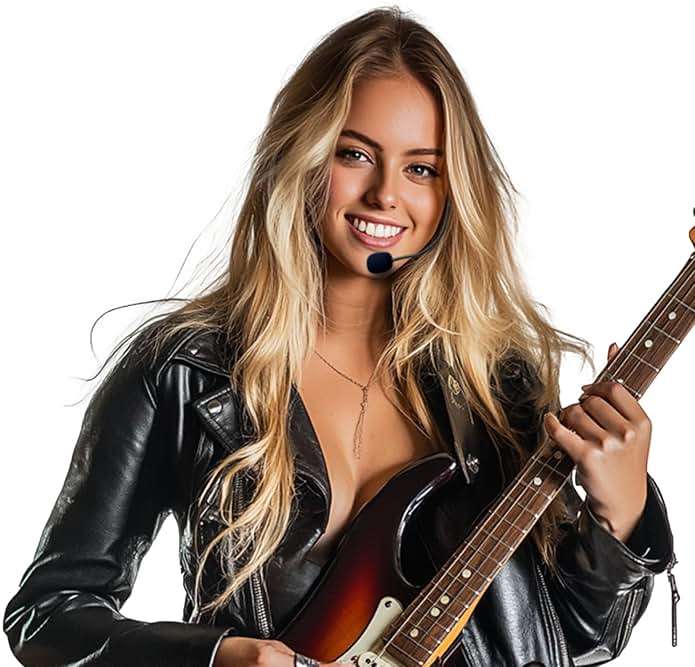 Jsuslife Fake Headset, Rockstar Costume Cosplay Accessories for Men and Women, Hippie Singer Headphone Props Birthday Party Supplies Halloween for Kids and Adults - Image 9