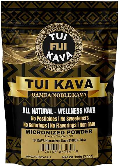 TUI KAVA MICRONIZED Noble Kava Root Powder – 100g (3.5oz) Trial Size | Heady & Euphoric | Natural Mood, Sleep & Stress Support | Premium Fijian Kava for Focus & Relaxation | NO STRAINING - Image 1