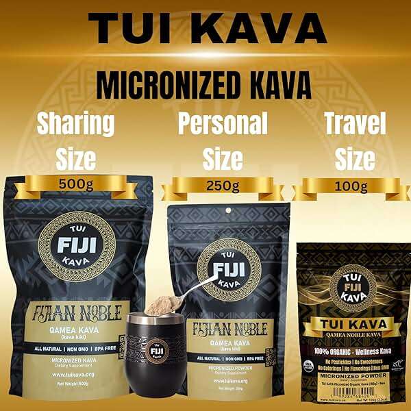 TUI KAVA MICRONIZED Noble Kava Root Powder – 100g (3.5oz) Trial Size | Heady & Euphoric | Natural Mood, Sleep & Stress Support | Premium Fijian Kava for Focus & Relaxation | NO STRAINING - Image 5