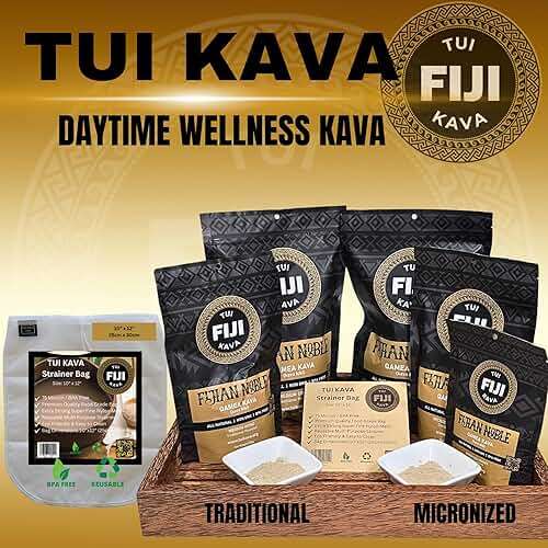 TUI KAVA MICRONIZED Noble Kava Root Powder – 100g (3.5oz) Trial Size | Heady & Euphoric | Natural Mood, Sleep & Stress Support | Premium Fijian Kava for Focus & Relaxation | NO STRAINING - Image 7