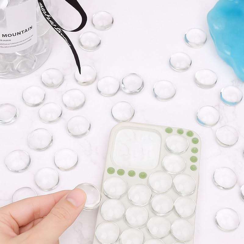 DomeStar 1LB Glass Beads, Clear Flat Glass Marbles, Vase Filler Aquarium Decor Fish Tank Rocks DIY Crafts Table Scatter Decor - Image 7