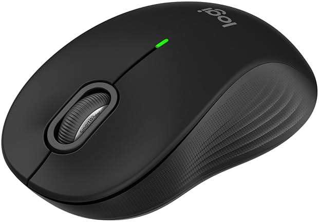 Logitech Signature M550 Wireless Mouse - for Small to Medium Sized Hands, 2-Year Battery, Silent Clicks, Bluetooth, Multi-Device Compatibility - Black - Image 1
