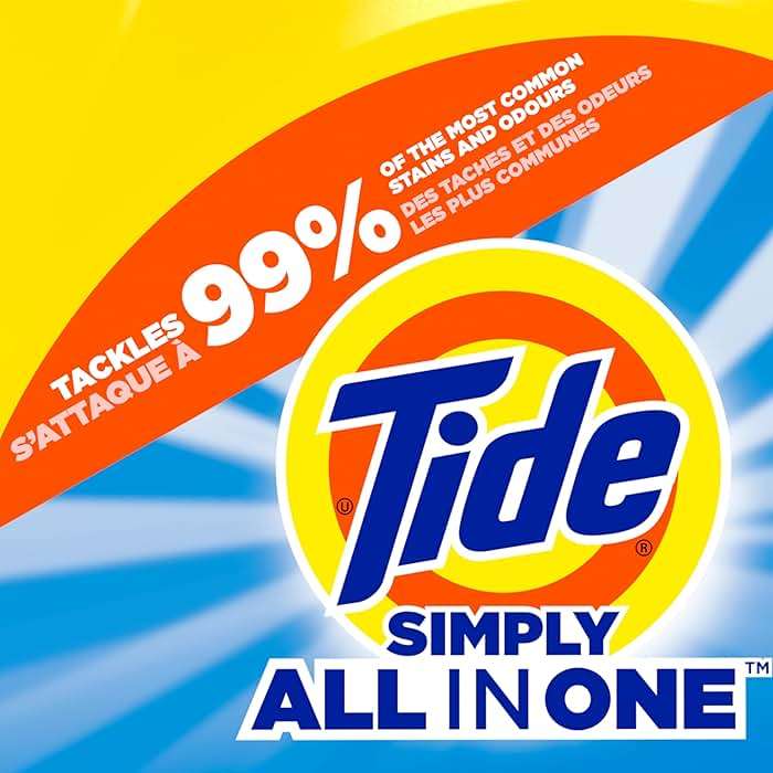Tide Simply All-In-One Liquid Laundry Detergent, Refreshing Breeze Scent, 128 Loads, 168 fl oz - Image 3