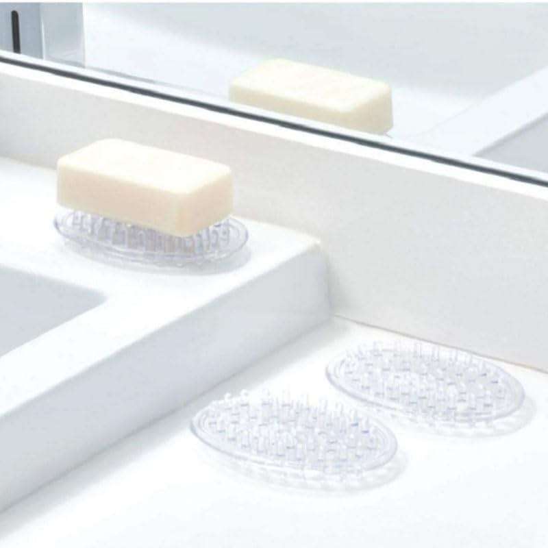 Haidong Plastic Soap Dish Soap Container Self Draining Soap Saver with Holes for Bathroom Kitchen and Shower -2PCS - Image 5