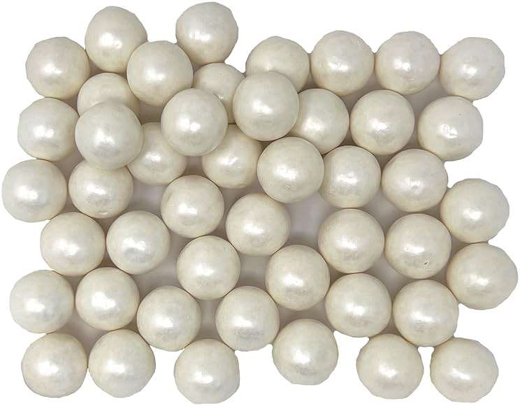 YANKEETRADERS White Fruit Flavored Gumballs 1", 2 Pounds Bulk - Image 3