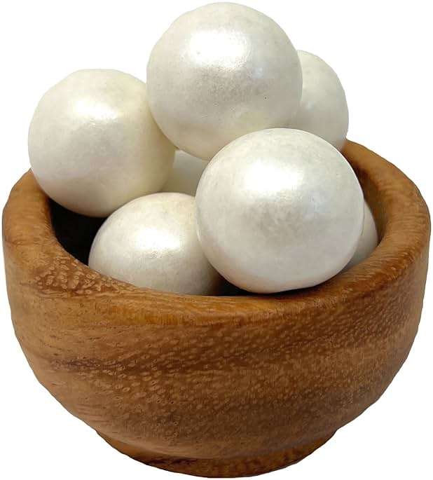 YANKEETRADERS White Fruit Flavored Gumballs 1", 2 Pounds Bulk - Image 4