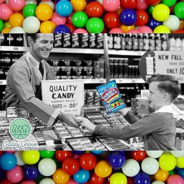 Dubble Bubble Mini Gumball Machine Refills 4.4 oz Bag (2-Pack), 1/2 inch 13mm Assorted Fruit Flavor Bubble Gum, With Galley Grove Sugar-Free Breath Mints - Image 7