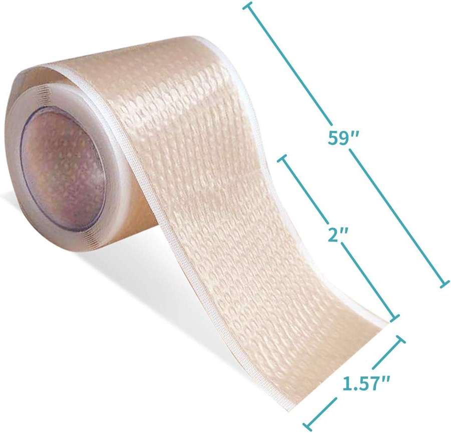 Dimora Foam Dressing, Sterile Non-Adhesive Hydrophilic Pads 10 Pack + Soft Waterproof Silicone Medical Tape No Residue (1.6in x 59 in),1 Roll - Image 7