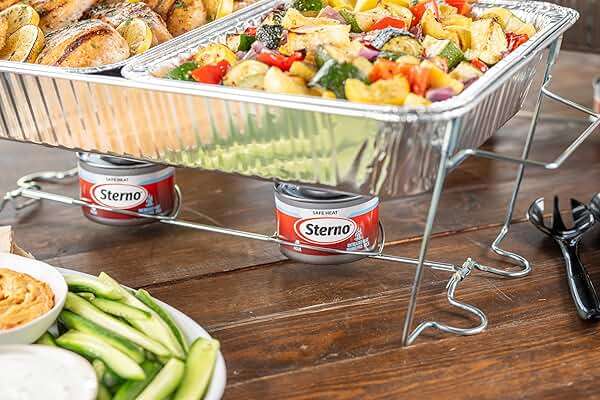 Sterno Fuel Cans - 4-Hour Burn, (12-Pack) Chafing Dish Fuel Can Burners for Food Warmer, Resealable Chafer Fuel Canned Heat, Safe Heat - Image 4