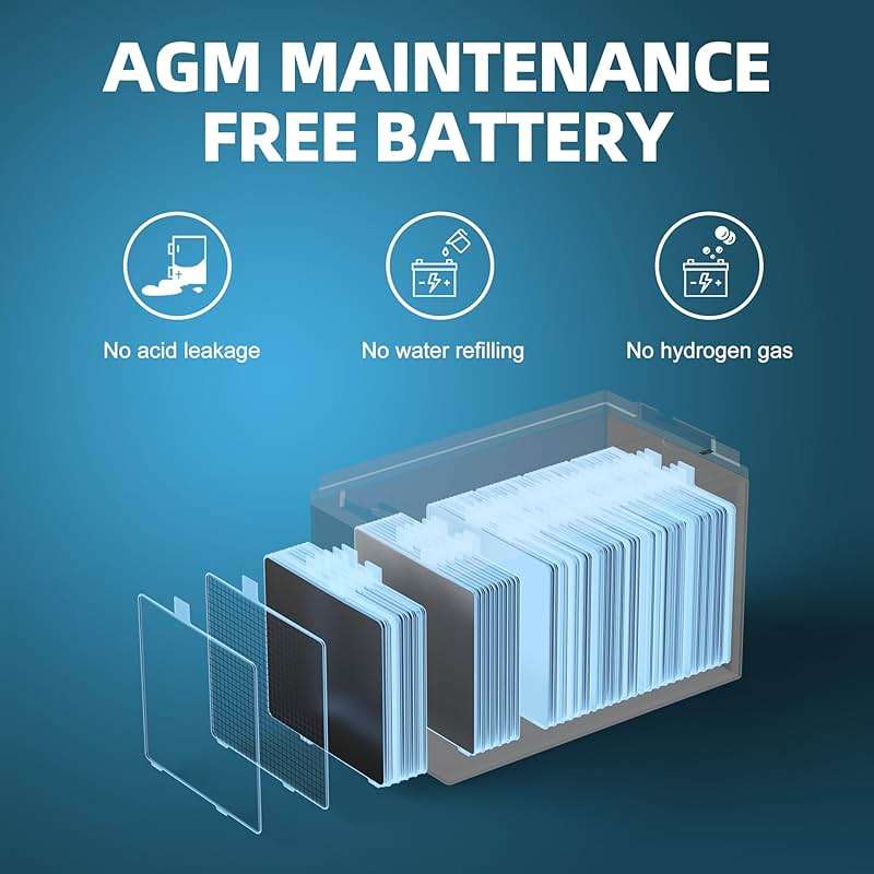 MARXON U1 12v 330CCA Riding Lawn Mower Battery, Garden Tractors Battery Maintenance Free AGM Batteries Compatible with Troy-Bilt John Deere Toro Cub Cadet Craftsman Ariens Poulan Pro Massey Ferguson - Image 6