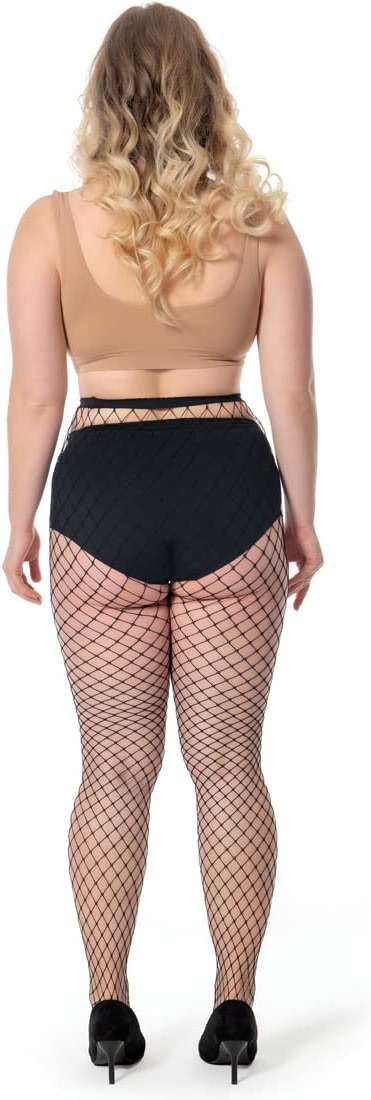 JIUYEHUA Fishnet Stockings for Women's High Waist Fishnet Tights Thigh High Stockings Pantyhose - Image 6
