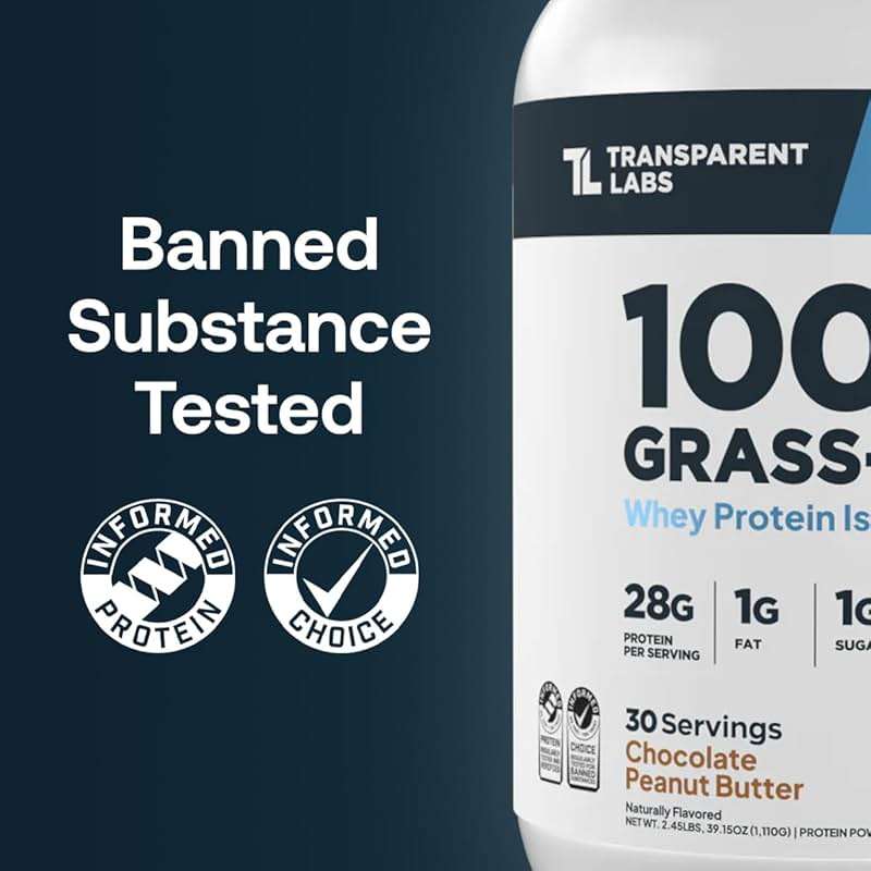 Transparent Labs Grass-Fed Whey Protein Isolate - Naturally Flavored, Gluten Free Whey Protein Powder with 28g of Protein per Serving & 9 Amino Acids - 30 Servings, Milk Chocolate - Image 2