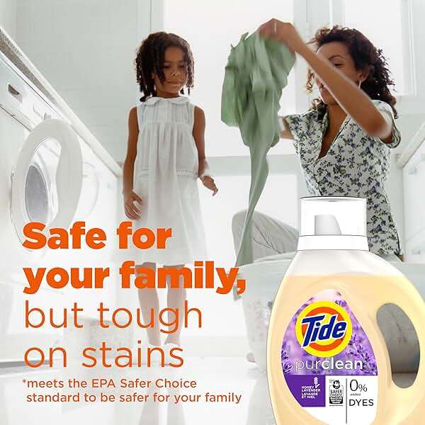 Tide Purclean Liquid Laundry Detergent, 63 fl oz, 48 Loads - Image 2