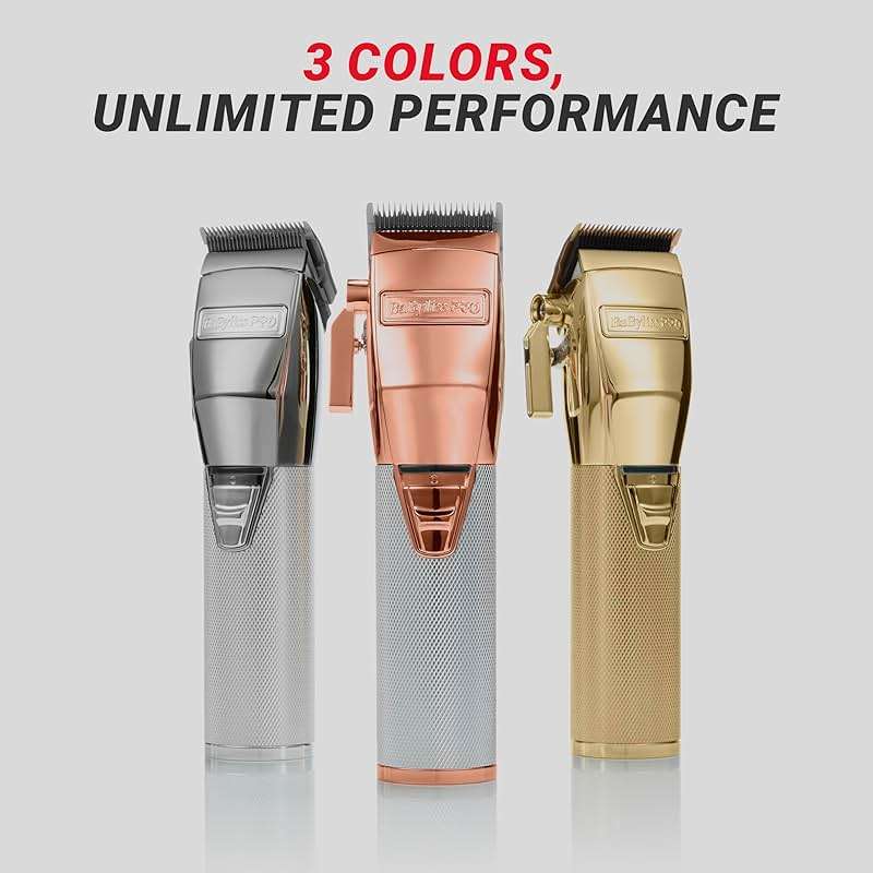 BaBylissPRO FX+ Professional Barber Cord/Cordless Hair Clippers for Men, All Metal, Lithium Battery with 3-Hour Runtime - Image 10