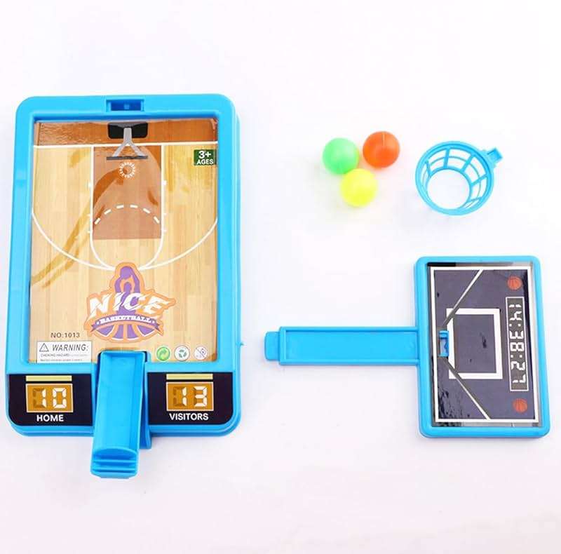 2 Pack Basketball Game Toys, Tabletop Basketball Shooting Game for Kids and Adults, Desk Games for Office for Adult to Reduce Stress, Basketball Party Favors Classroom Prizes for Boys Girls - Image 4