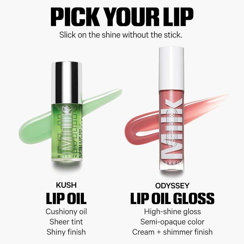 Milk Makeup KUSH Lip Oil - Natural, Sheer Tint - Lightweight & Non Greasy - Vegan, Paraben Free, Cruelty Free - Image 8