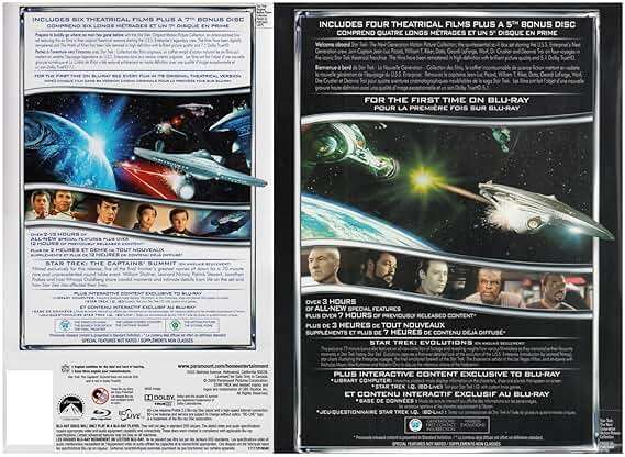 Star Trek 10-Movie Blu-ray Anthology: Motion Picture / Wrath of Khan / Search For Spock / Voyage Home / Final Frontier /Undiscovered Country / Generations / First Contact / Insurrection / Nemesis - Image 2