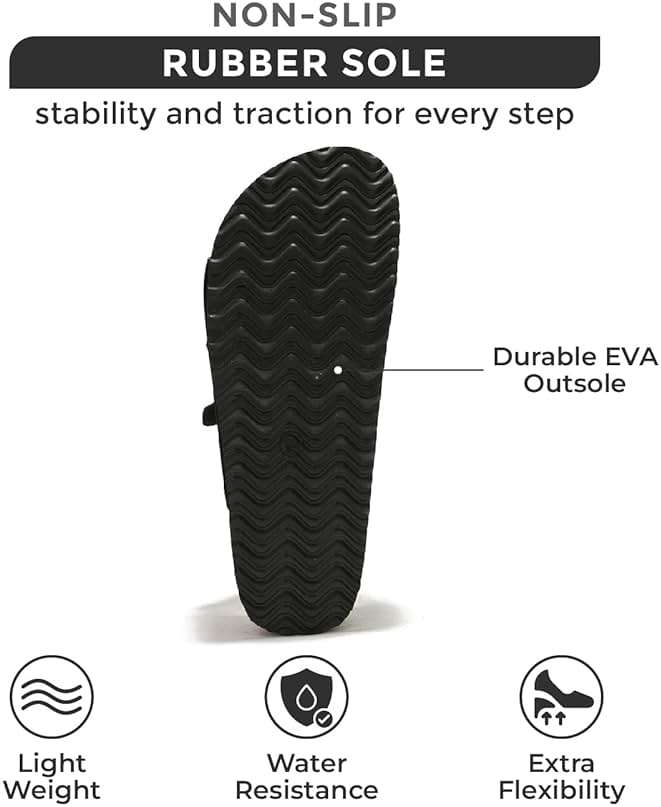 Project Cloud 100% Genuine Leather Platform Sandals Women Footwear - Comfortable Womens Slides Memory Foam Insole - Non Slip Water-Resistant 3-Strap Wedge Sandals for Women 2026 (Dyan) - Image 4