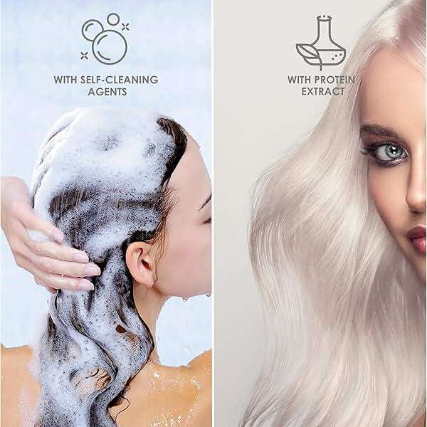 BOXY COLOR Coloring kit professional, permanent color cream hair dye with Vegetal Protein to get Hair with intense color shiny and silky. 100% Gray Coverage. (13 California White) - Image 5