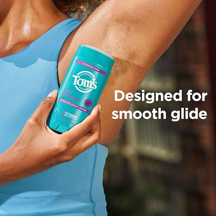 Tom’s of Maine Wild Lavender Natural Deodorant for Men and Women, Aluminum Free, No Artificial Fragrances, Dyes, or Preservatives, Baking Soda Free, 48-Hour Odor Protection, 3.25 oz (2 Pack) - Image 4