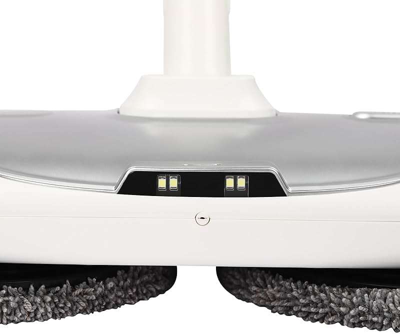 Electric Mop with Cleaning Bucket - Cordless Floor Polisher, 4 Pack Mop Pads, Automatic Cleaning, Up to 100 Mins, Rechargeable, for Wooden, Marble, Tile, Hardwood - Image 6