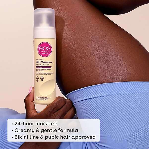 eos Shea Butter Shave Cream - Vanilla Bliss, 24H Moisture Hydration, 7 fl oz, (Pack of 2) - Image 3