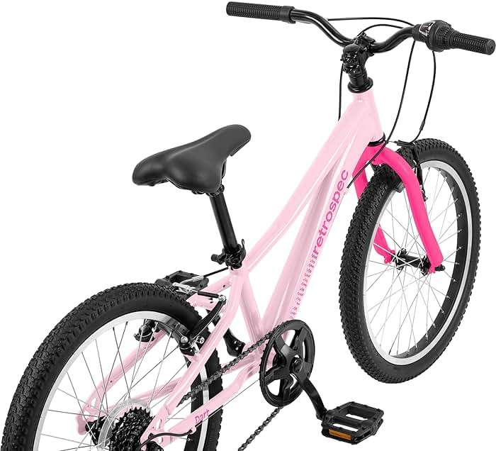 Retrospec Dart Kids Bike - 7-Speed Hybrid Bicycle for Ages 6-11 with 29in All-Season Tires & Shock Absorption - Adjustable Height Youth Bike with V-Brakes & Smooth Gear Shifting - Image 6