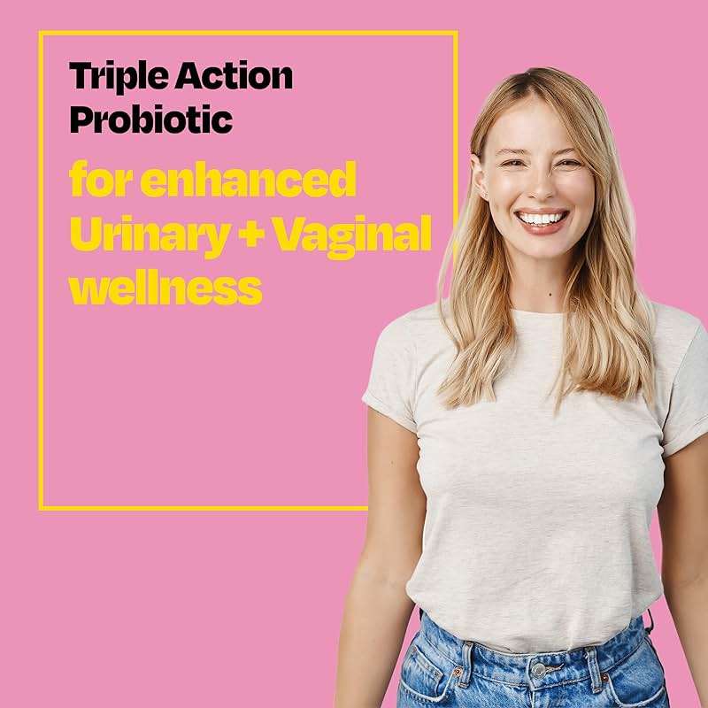 Cystex 3-in-1 Urinary Tract Probiotic for Women - Prebiotic, Probiotic & Cranberry Supplement for UTI & Yeast Infection Support - Vaginal pH Balance & Flora Support - Urinary Health - 30 Capsules - Image 2