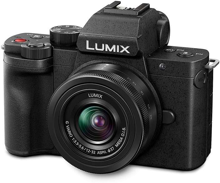 Panasonic LUMIX G100 4k Mirrorless Camera for Photo and Video, Built-in Microphone with Tracking, Micro Four Thirds Interchangeable Lens System, 12-32mm Lens, 5-Axis Hybrid I.S., DC-G100DKK (Black) - Image 2